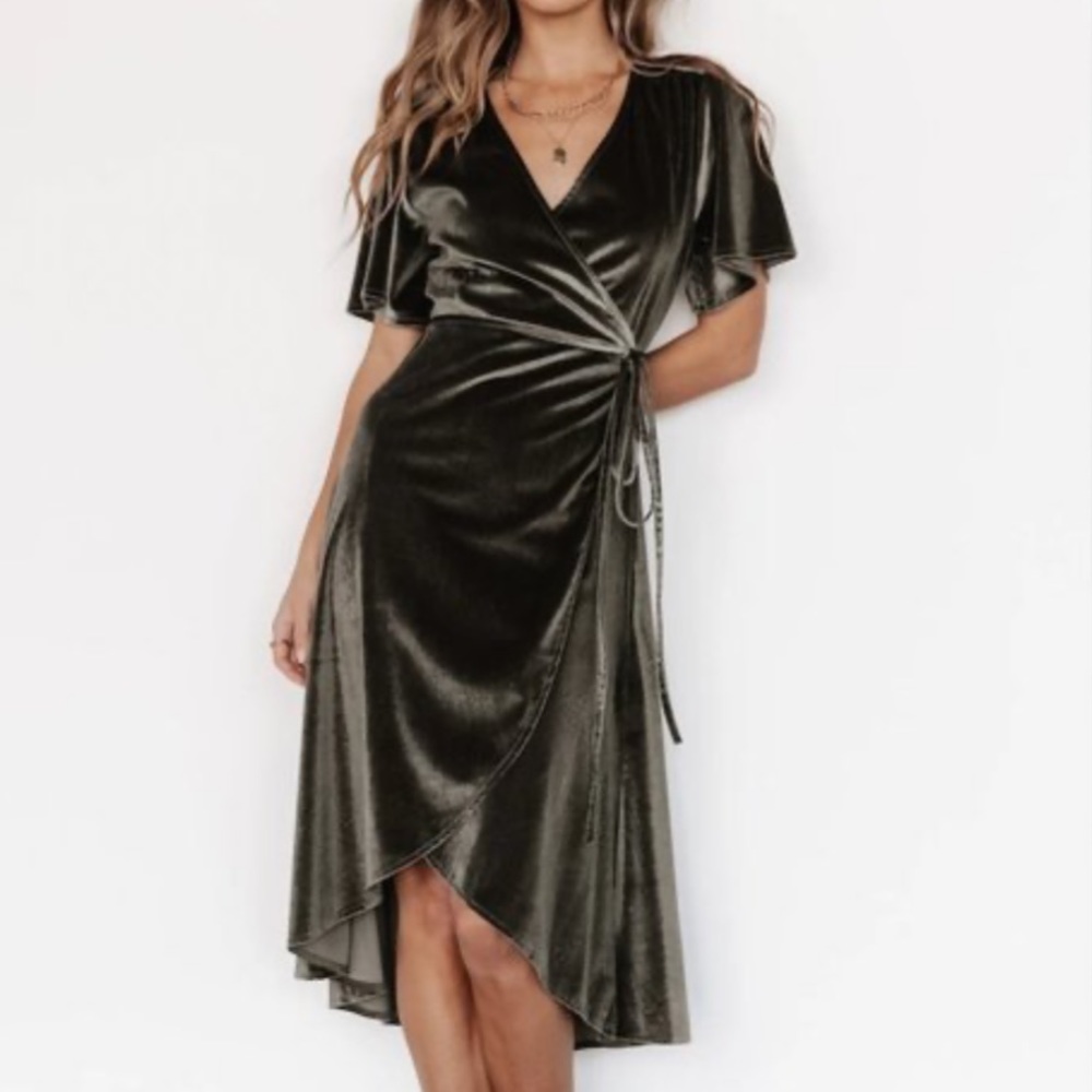 Baltic Born Green midi dress